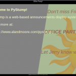 screenshot of pystump